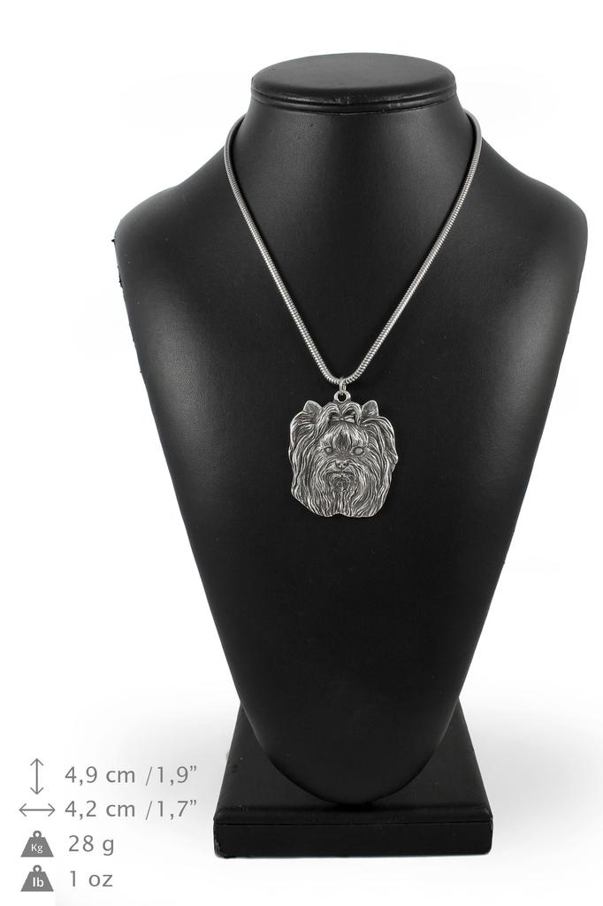 Yorkshire Terrier, Yorkie I - Dog necklace, unique jewellery for the dog fan, unique adder pendant by Art-Dog brand