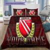 Energie Cottbus Anniversary Custom Name Pattern Bedding Quilt Set Quilt Cover Pillowcase Home Birthday Gift(1 * duvet cover + 2 * pillowcase, without 