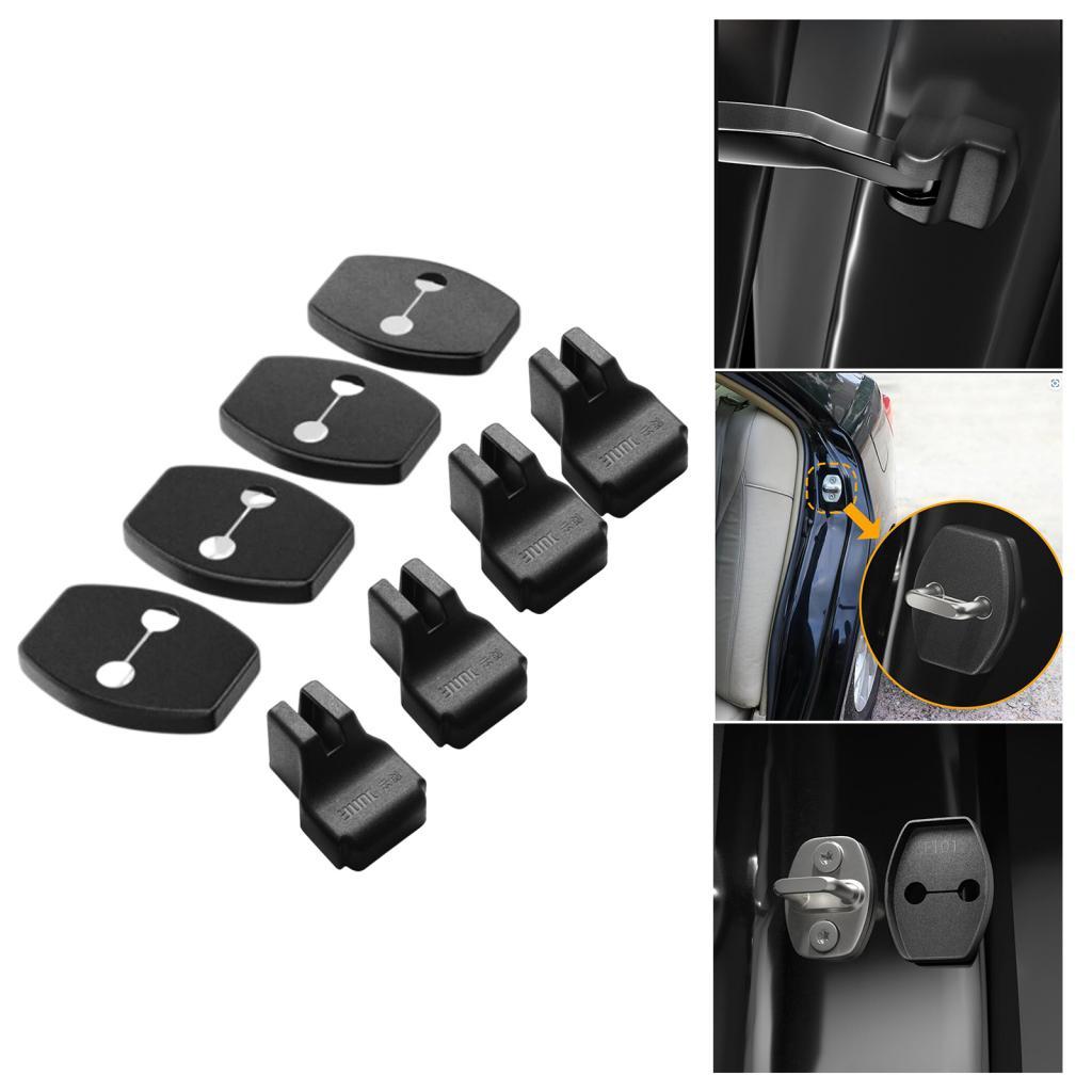 Car Door Latch Protector Buckle Styling Door Hinges Cover Decor Trim Durable Car