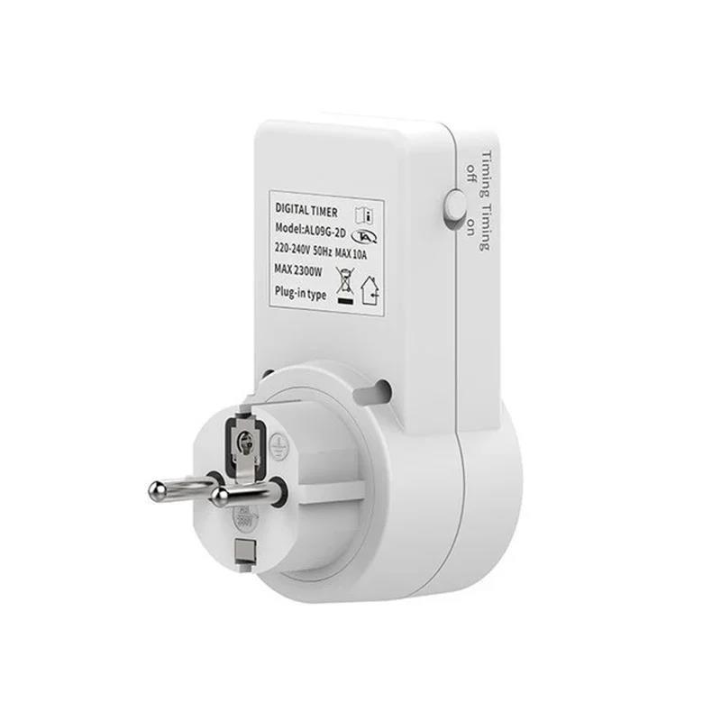 Digital Countdown Timer EU Plug Smart Control Plug-In Switch Socket Auto Power Off Electronic Device Intelligent Timing ToolsTachometers 3