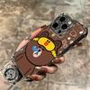 Cartoon Bear B-Browns C-Conys Soft Phone Case For iPhone 15 16 17 Air 14 Pro Max 16E Plus 13 12 Mini Plating Anti-Fall Fundas