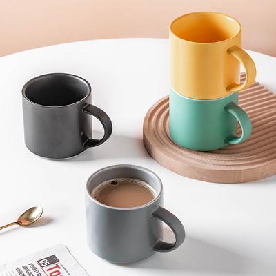 Кружка Nordic Simple Solid Color, керамическая чашка Morandi Color, для пары, можно добавить логотип, для офиса и дома