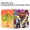 Cards Album Book 400900Pcs Anime Map Letter Holder Binder Action HD Collection Cards Protector Folder Gifts