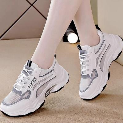 Спортивные кроссовки для бега женские массивные повседневные кроссовки лето новые сетчатые дышащие тренировочные туфли модная женская обувь универсальные zapatos