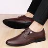 Luxury Brand Business Man Oxford Shoes Genuine Leather Mens Formal Dress Shoes High Quality Classic Rubber Male Wedding Footwear