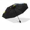 1pc Alien Sunflower Field Automatic Open/Close Umbrella, Ideal Fan Gift for Birthday, Christmas, Trendy Fashion yy250828057