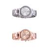 Unisex Casual Stainless Steel Band Couple Watch Fashion Quartz Wrist Watches