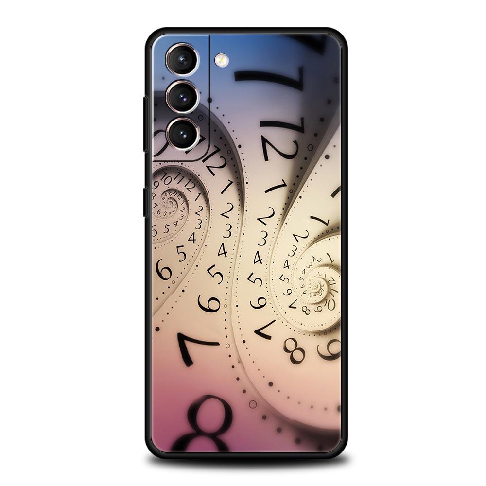 Чехол с узором из цифр для Samsung Galaxy S26 S25 S24 S23 S22 S20 S21 FE Ultra S25 Edge Plus 5G Мягкий ТПУ Чехол Fundas Capas