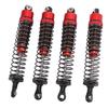 4Pcs RC Shock Absorber Set Damper with Screws 1 10 Remote Control Car Parts Aluminum Alloy 100mm Red
