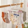 1PCS 8/6 Clip Clothes Drying Rack Multi-purpose Foldable Student Underwear Drying Hats and Socks Artifact Folding Travel Portable Clip Drying