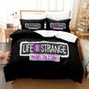 Игра Life Is Strange True Colors Комплект постельного белья Мягкое пододеяльник Комплект постельного белья Удобный чехол для одеяла Наволочка Теплое одеяло Размеры King Queen