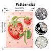 Pearl Painting Art Handmade Cute Strawberry Daisy Fruit DIY Pearl Decoration Painting