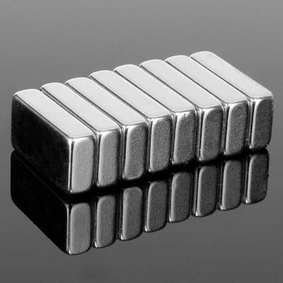 8 шт. N52 кубовидной формы 20x10x5 мм редкоземельные неодимовые магниты на холодильник супер сильный блок