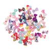 50pcs Dog Hair Bows Dog Grooming Bowknots with Rubber Bands for Wedding Birthday Christmas