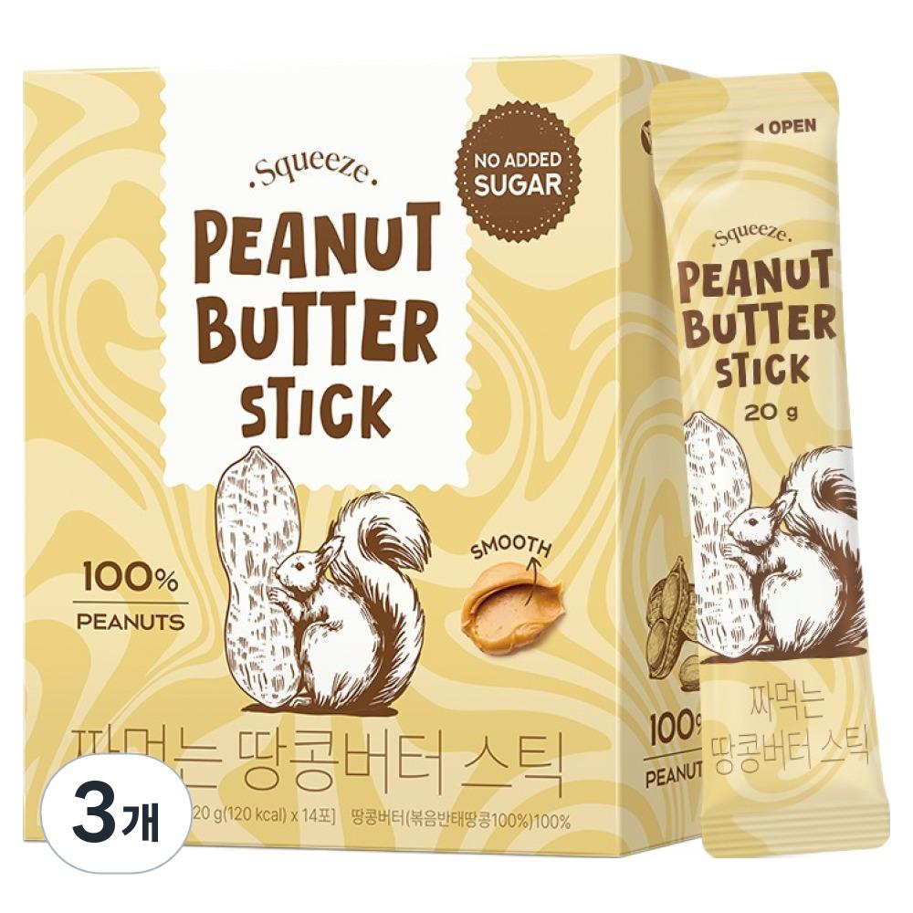 Boto Squeeze Peanut Butter Sticks 14p 280g 3 pcs