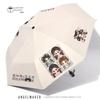 Cute and Stylish Automatic Umbrella for Girls, Suitable for Both Sunny and Rainy Weather, Featuring Bai Mengyan Design, Providing Sun Protection and