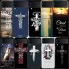Чехол-молитвенник с изображением Бога и Иисуса для Samsung Galaxy Z Flip 6 Flip 5 4 3 5G Черный Чехол для Мобильного Телефона Samsung Z Flip 5 5G Роскошная PC Оболочка Coqu