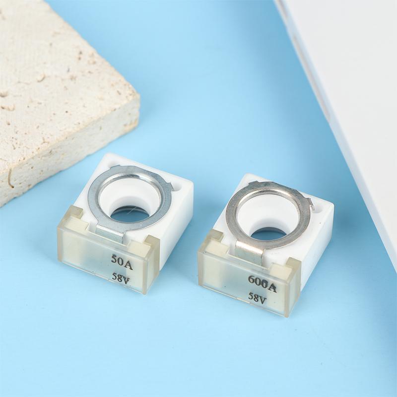 30A-600A Battery Terminal Mount Fuse Block Kit 58V With Single Stud 5/16" Marine Rated Battery Fuse For Boat Truck Rv