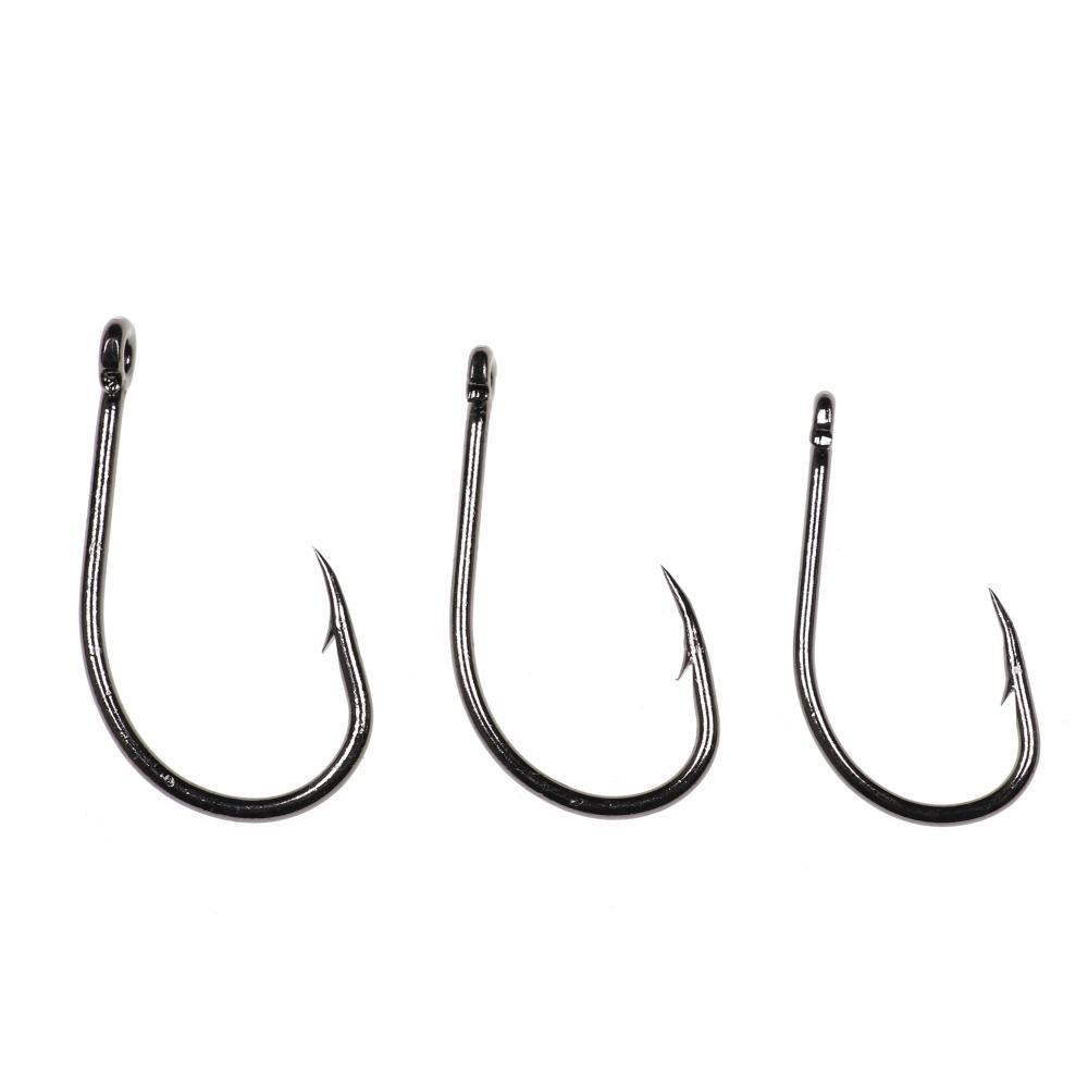 Рыболовные крючки Bimoo, 1 упаковка, 3 шт., безупречные рыболовные крючки O'shaughnessy, острые крючки с колючками для пресноводной рыбалки в соленой воде