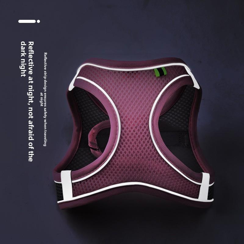 Шлейка для собак, светоотражающие шлейки и поводки для домашних животных, регулируемая шлейка для маленьких собак, кошек, мопсов, чихуахуа, аксессуары для собак