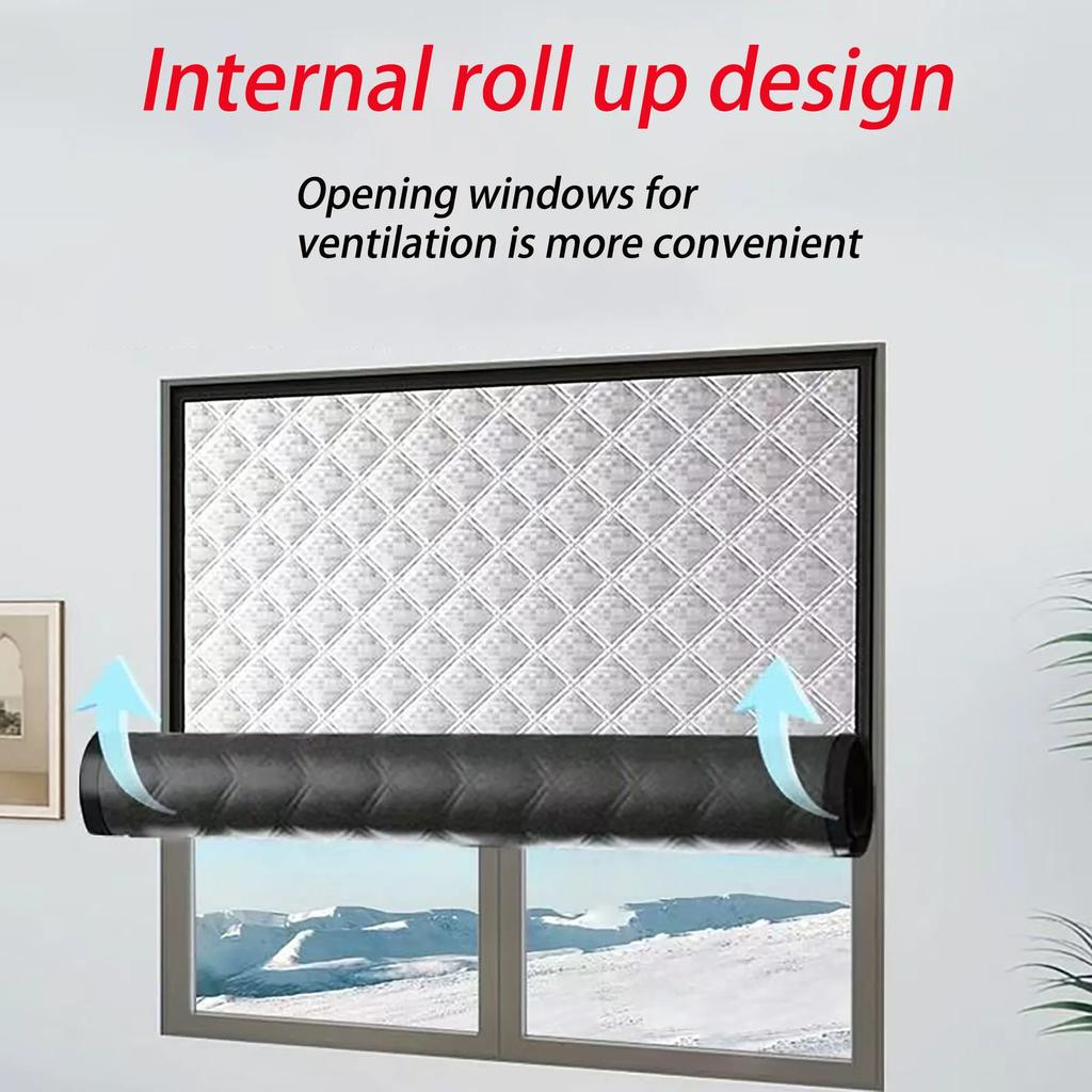 Зимние теплые шторы 2025, Изолированные ветрозащитные герметичные окна, Холодостойкие и теплоизолированные, Окна-сетки, Затемнение, Звукоизоляция