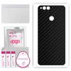 apgo Защитная наклейка-скин для задней панели, совместимая с Honor 8, Пленка-обертка, Фольга, Винил - Рисунок Карбон черный