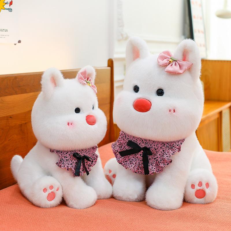 Bib West Highland Doll Plush Toy Large Puppy Children's Doll Doll Gift For Women