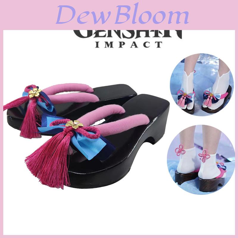 Genshin Impact Kamisato Ayaka Costume Shoes For Cosplay And Parties