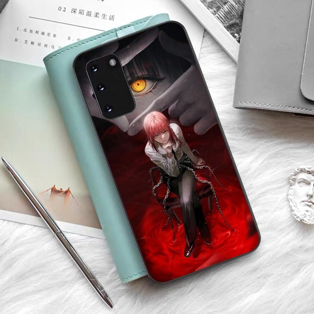 Чехол для телефона Chainsaw Man Makima Силиконовый PC+TPU Для Samsung S10 20 30 22 23 24 Plus Lite Ultra Чехол