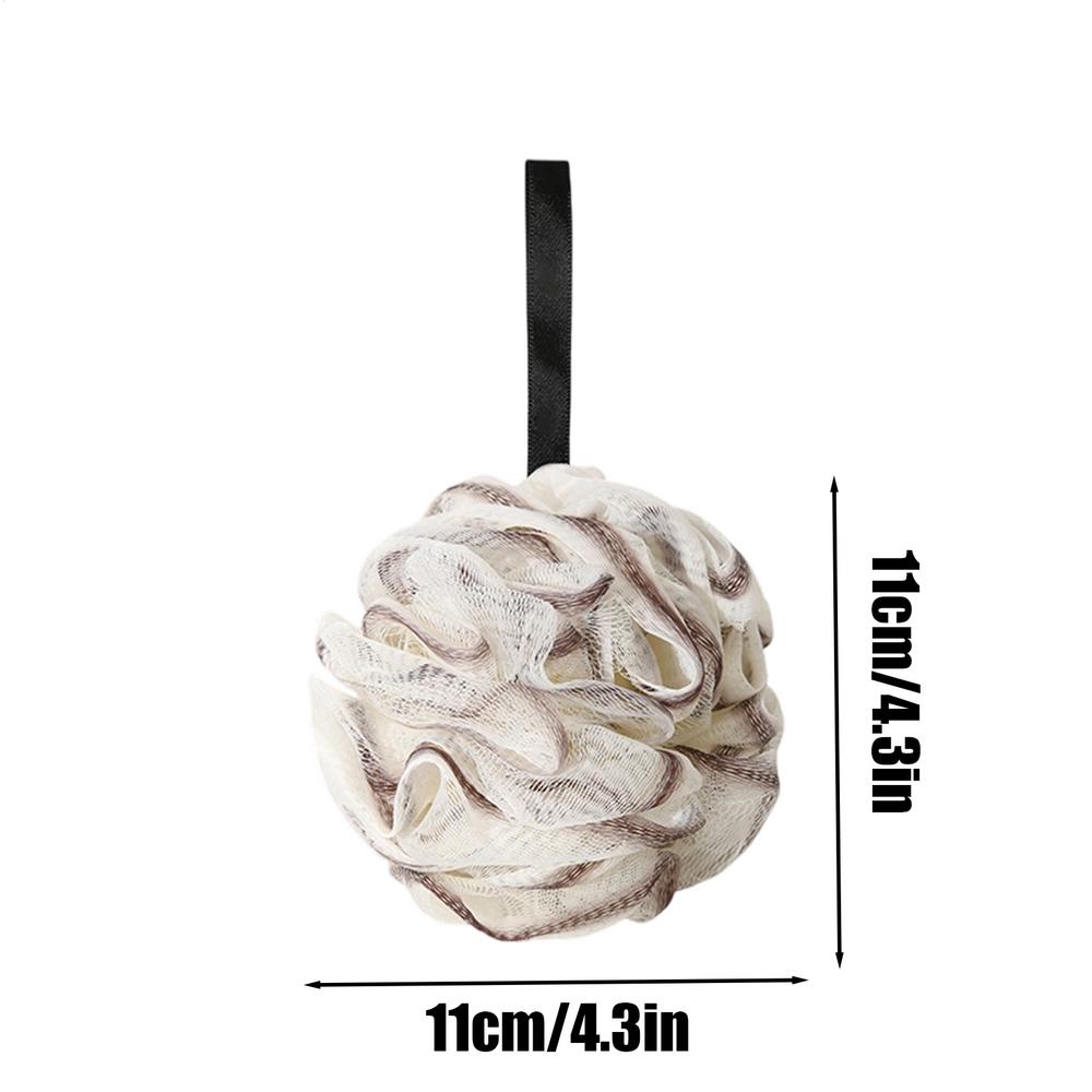 Shower Loofah Gentle Foaming Fine Mesh Washcloth Bath Loofah Teenager's Bath Foam Ball Exfoliating Shower Ball Loofah