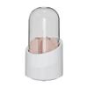 Makeup Brush Holder Organizer With Lid Rotating Dustproof MakeUp Brushes Container With Acrylic Cover Rotating Cosmetics Holder