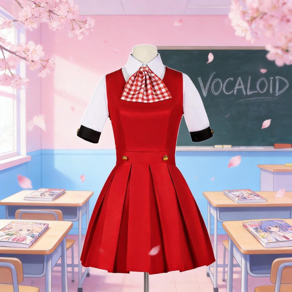 Vocaloid Costume With Polyester Material For Game Cosplay And Anime Fans