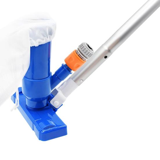 Набор пылесоса для бассейна Очиститель дна бассейна с фильтр-мешком Телескопическая штанга ?Ручной пылесос для чистки бассейна, пруда, гидромассажной ванны, листьев и мусора