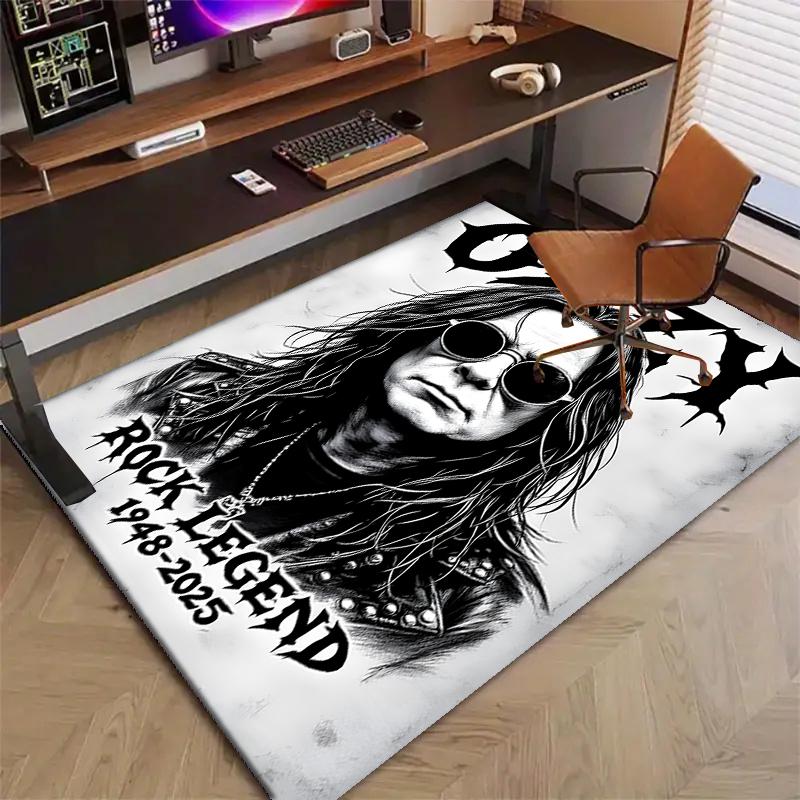 Ozzy Polyester Carpet, Soft Indoor Mat for Office Chair, Living Room, Computer Desk - Decorative Home Office Rug Design