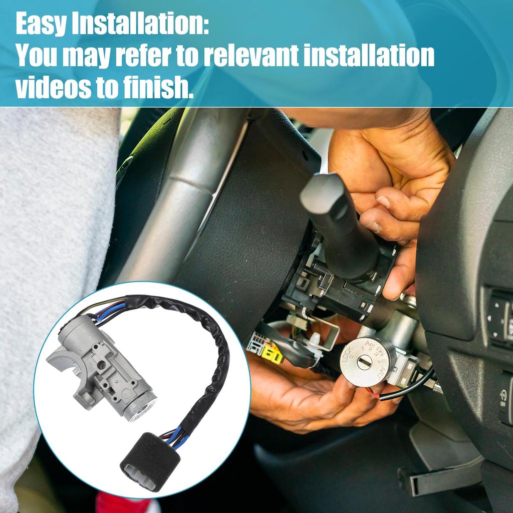 ACROPIX Ignition Lock Cylinder Switch for 3 Pieces Hyundai,