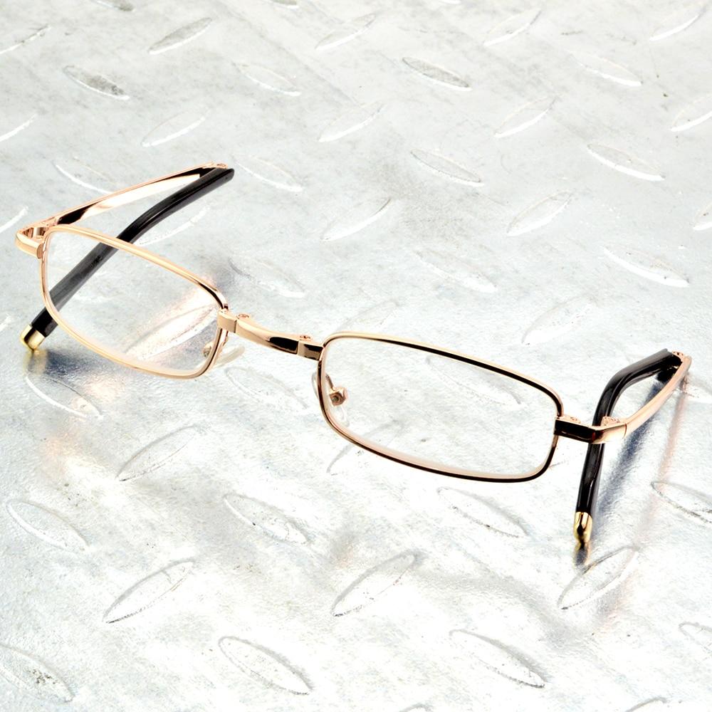 Складные очки для чтения со складными линзами и янтарным портативным футляром для очков +0,75 +1 +1,25 +1,5 +1,75 +2 +2,25 от +2,5 до +6