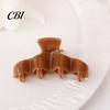 Transparent Hair Clip Claw with Anti-Slip Teeth, Large Wavy Design Shark Clip, Size Back Head Claw, Accessory for Long Thick
