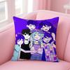 Eerie Indie Japanese Game Anime Kwaii OOmori Cushion Cover Pillow Case Soft Skin Friendly Fabric  Concealed Zipper