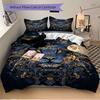 3pcs Lion Mandala Art Duvet Cover Set, Soft Comfortable Duvet Cover,Guest Room (1*Duvet Cover + 2*Pillowcase, Without Core) yy251104145