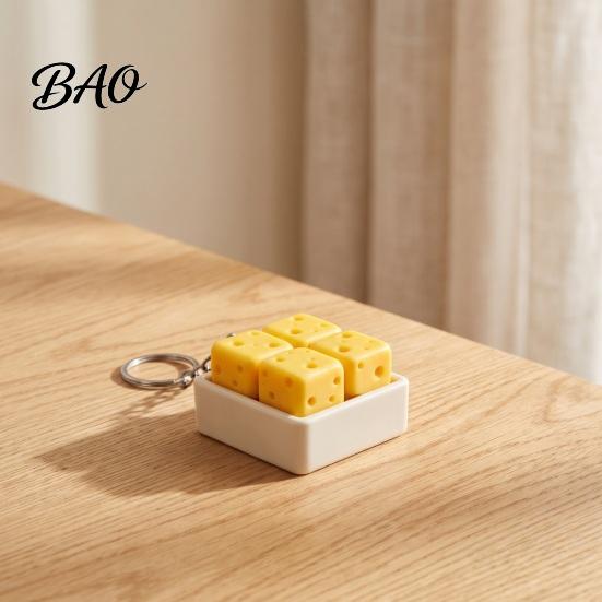 Relaxing Desk Accessories 3D Printed Cheese Clicker Toy, Portable Cube Fidget Anxiety Relief Gadget Sensory for Adults and Kids