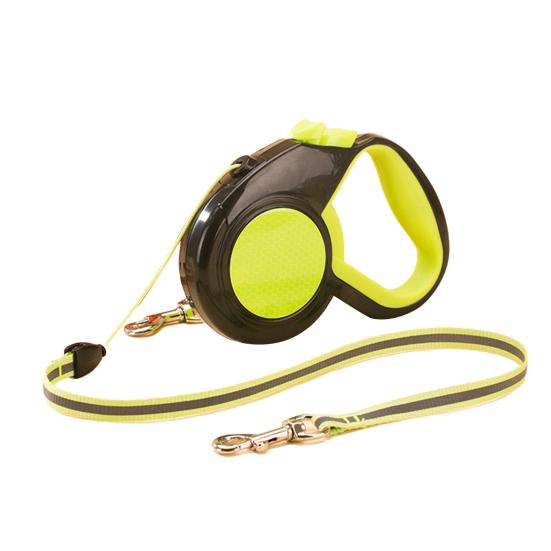 Выдвижной поводок для домашних животных, светоотражающий поводок для дрессировки собак, поводок для прогулок с нескользящей ручкой, поводок для тяги щенков для ночных прогулок