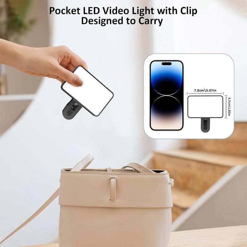 Перезаряжаемый светодиодный кольцевой свет для селфи, портативный 5V USB, для прямой трансляции, теплый/белый, для смартфона, макияжа, для/компьютера, для фотосъемки одежды