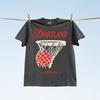 Ретро-футболка Portland Basketball, Уличная одежда Bball, Футболка для игрового дня