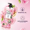Гель для душа Lux Soft Rose 750 мл Мягкий пенящийся гель для душа без парабенов для всех типов кожи с длительным цветочным ароматом