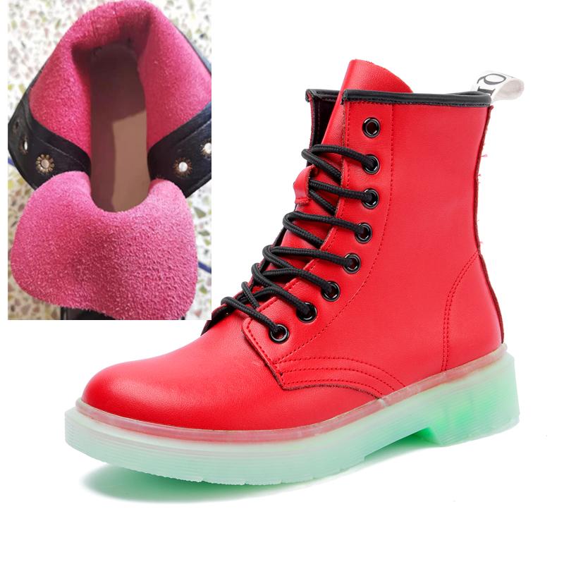 Женские зимние ботинки из натуральной кожи