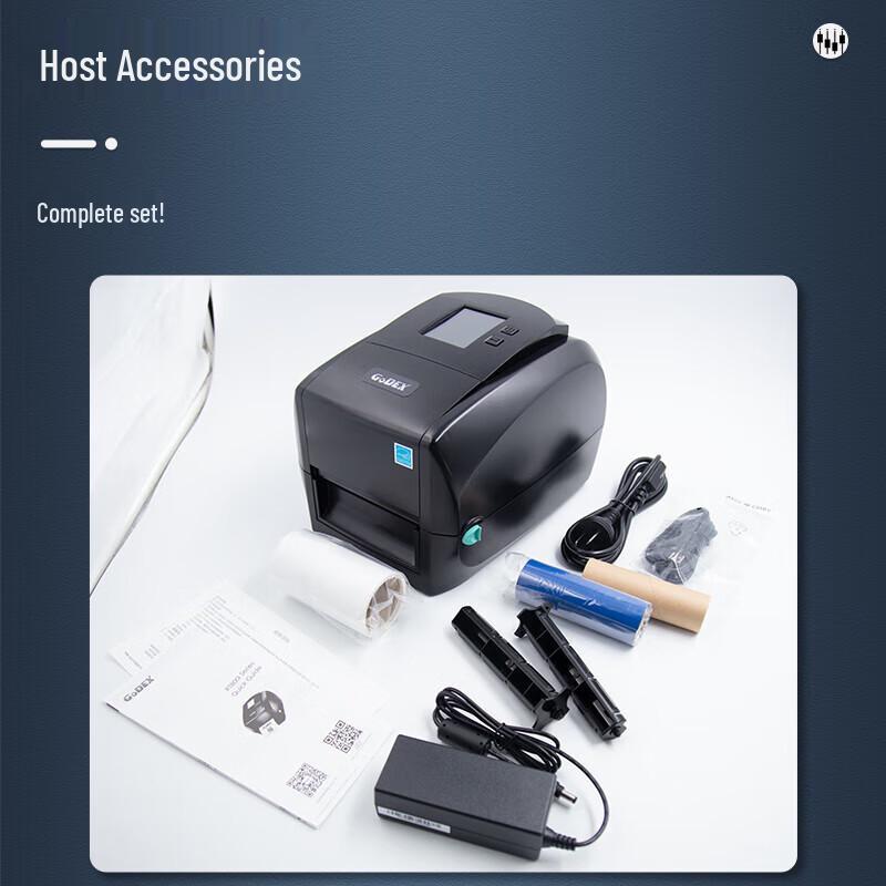 GODEX Thermal & Thermal Transfer Label Printers CN plug (adapter included)