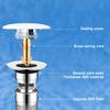 Стопор для раковины в ванной комнате Всплывающий сливной фильтр Уловитель волос и мусора Раковина