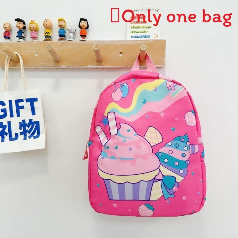 Рюкзак с узорами русалки, кошки, динозавра, акулы, дышащие нейлоновые лямки, плечевой