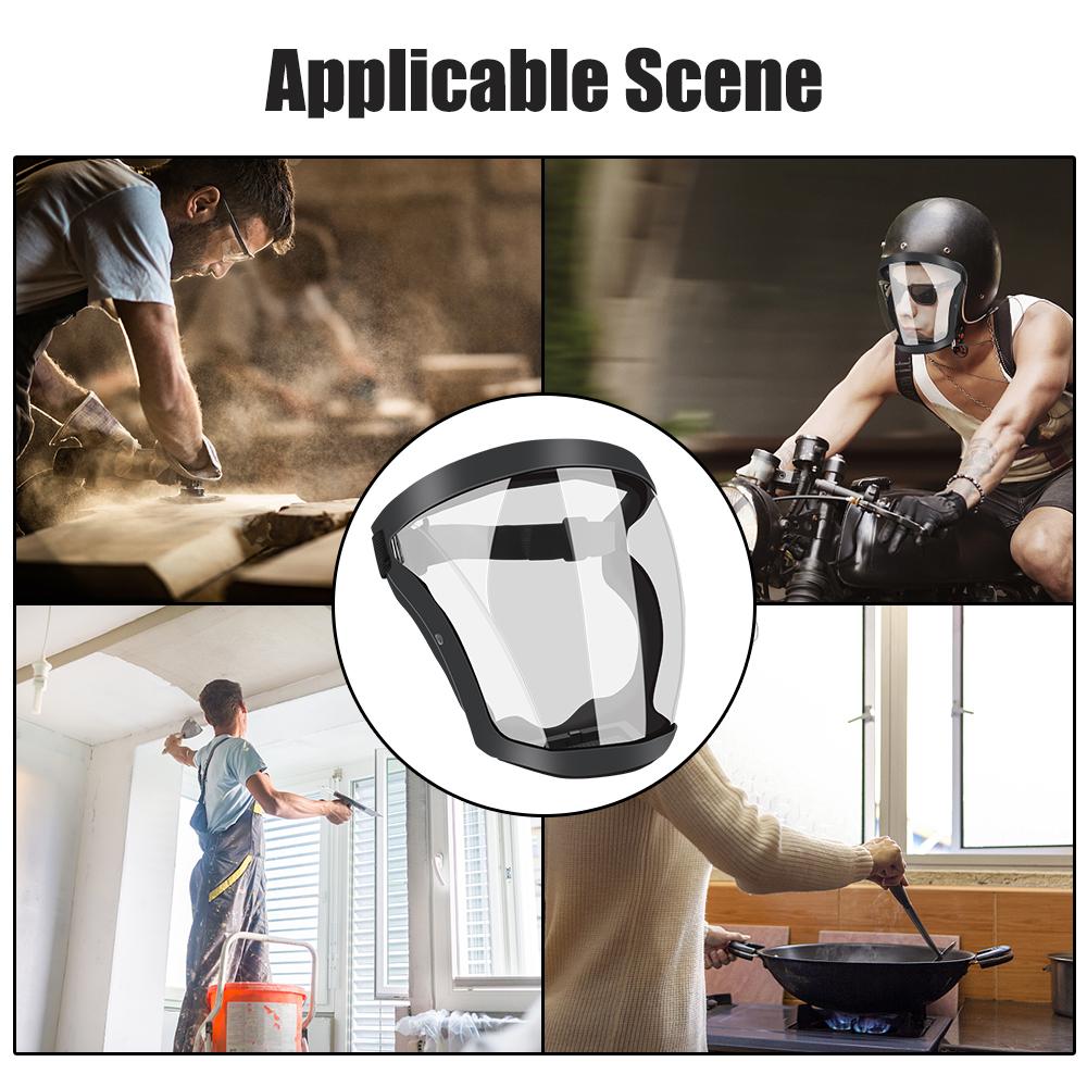 Кухонный инструмент с фильтрами Мотоциклетная велосипедная пылезащитная маска Защитная маска для лица Защитная маска для лица Полная маска для лица Масляно-брызгозащитная маска