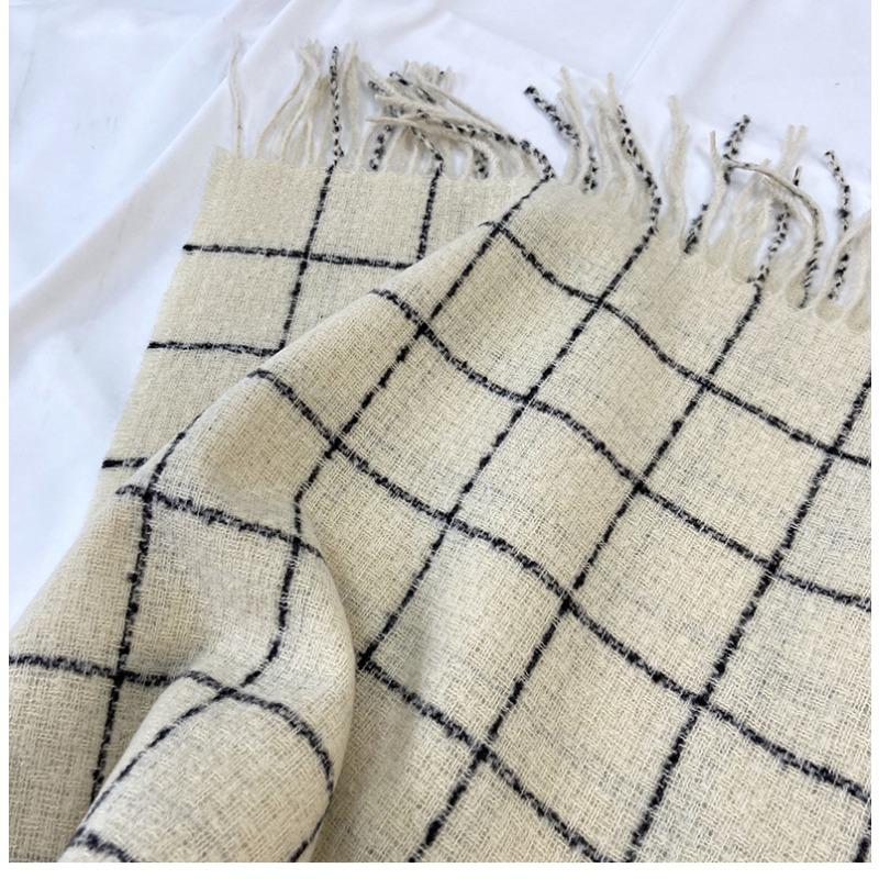 Scarf Ladies Fall and Winter Thickens Warm Neck Scarves Fashion Scarves Cloth Fanta and Fringed Blankets Women's Winter Shawls